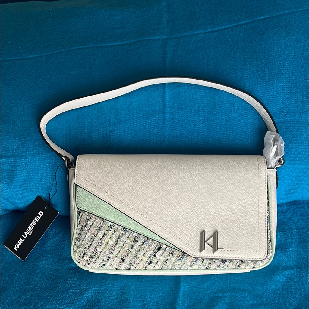 Nwt Karl Lagerfeld Shoulder And Crossbody Bag.